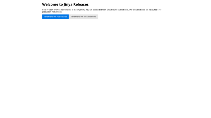 releases.jinya.de gets a fresh design